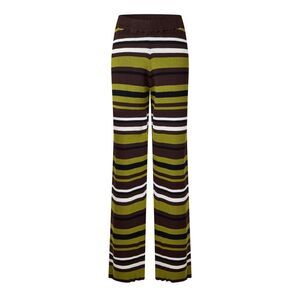 I Saw It First Womens/Ladies Knitted Striped Wide Leg Pants / Multicolored